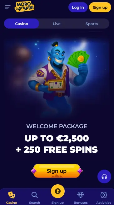Morospin app preview